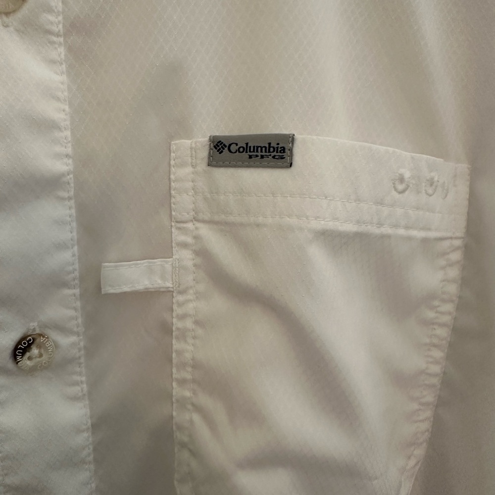 Men’s PFG Slack Tide™ Camp Shirt White Size XXL - Picture 7 of 9